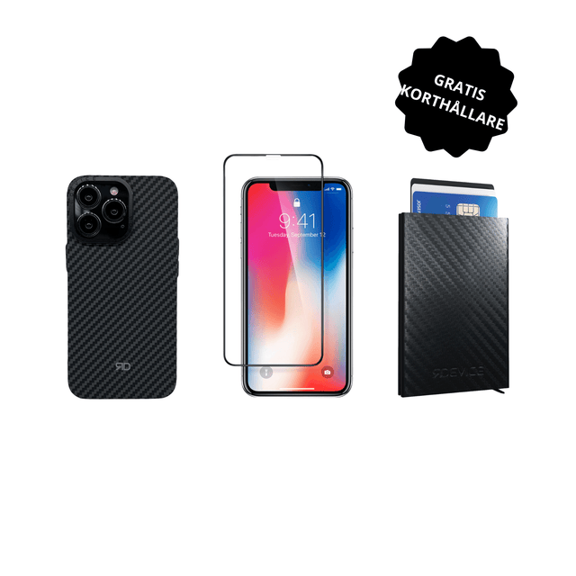 Telefoncover + Skærmbeskytter + Kortholder